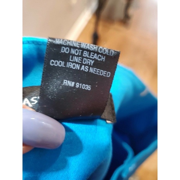 Ashley Stewart Women Solid Blue Cotton Mid Rise Buttons Front Casual Shorts 18W - Picture 8 of 10